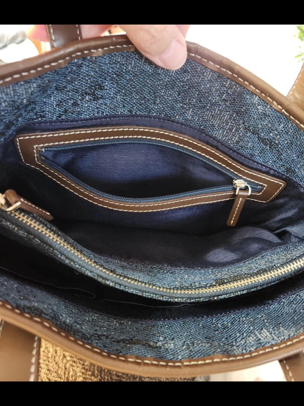 Authentic MCM DENIM Tote Bag - Picture 11 of 13